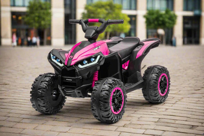 Pink electric 4 wheeler on sale