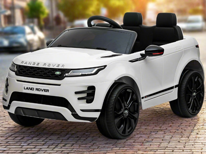 LICENSED RANGE ROVER EVOQUE KIDS 12V RIDE ON CAR WITH MP4 SCREEN WHI Kiddies Motors