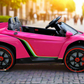 Licensed Lamborghini Veneno 2 Seater Kids 24V Ride On Car In Pink