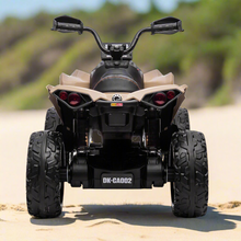 Can-Am Kids 24V Electric Ride On Quad Bike - Khaki