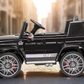 Licensed Mercedes G63 12v Optional High Door Kids Ride On Car Jeep-  Black