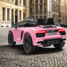 Children’s Licensed Audi R8 12V Electric Ride On Car with parental control and self drive - Pink