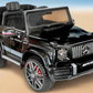 Licensed Mercedes G63 12v Optional High Door Kids Ride On Car Jeep-  Black