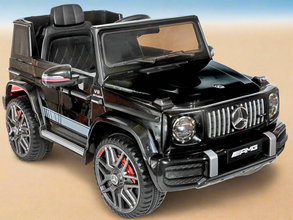 Licensed Mercedes G63 12v Optional High Door Kids Ride On Car Jeep-  Black