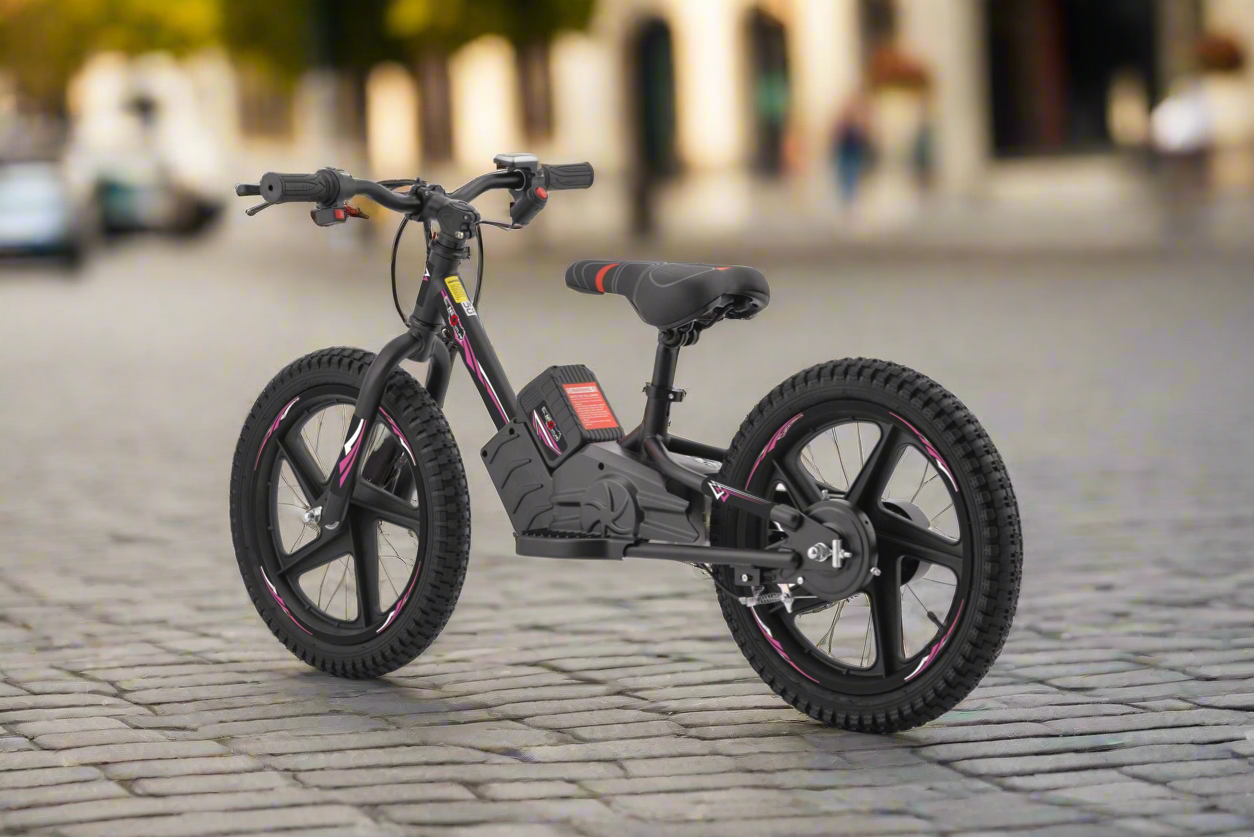 Neo Outlaw 16 250W Electric Balance Bike Pink