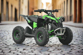 Neo Outlaw 1060W 36v Electric Brushless Shaft Driven Quad Bike In Green