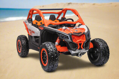 48V Can-Am RS 2 Seater Kids Ride On UTV, Licensed RS Version 15 - Orange