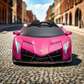 Licensed Lamborghini Veneno 2 Seater Kids 24V Ride On Car In Pink