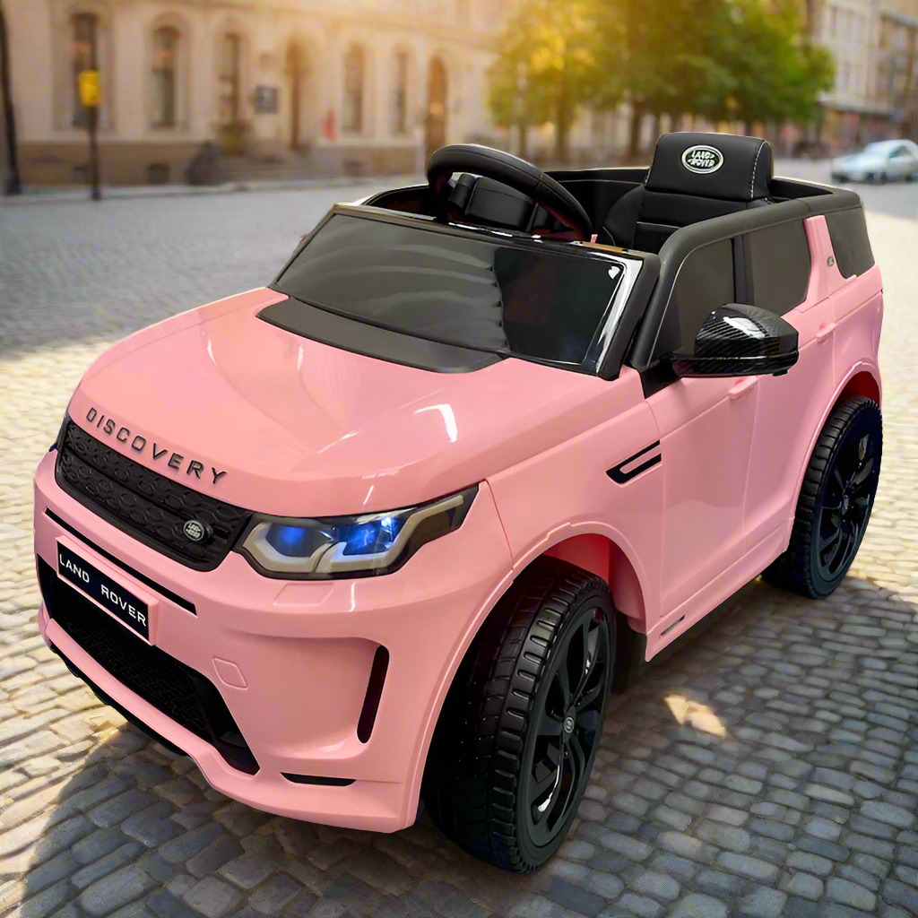 Licensed Range Discovery Sport 12v Kids Ride on Car - Pink