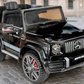 Licensed Mercedes G63 12v Optional High Door Kids Ride On Car Jeep-  Black