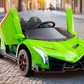 Licensed Lamborghini Veneno 2 Seater Kids 24V Ride On Car In Green