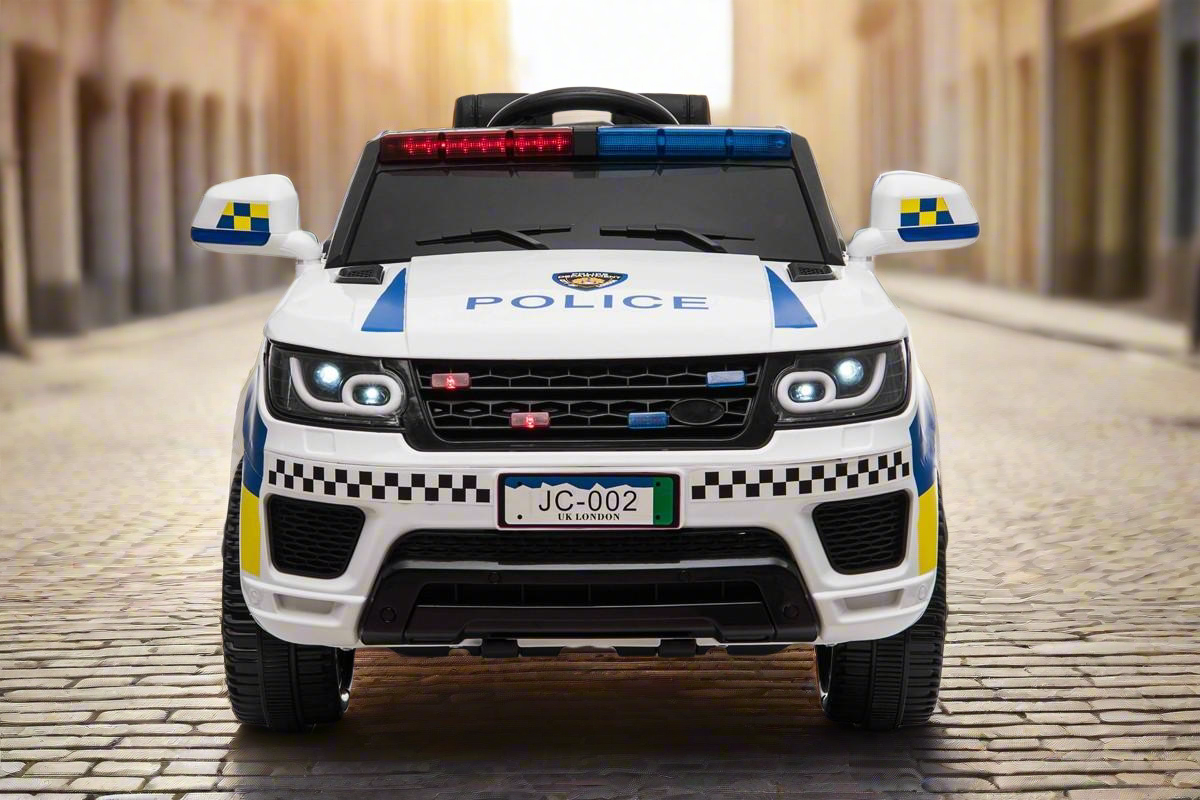 Kids Electric 12V Ride On SUV Off Road Police Car Kiddies Motors