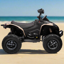 Can-Am Kids 24V Electric Ride On Quad Bike - Khaki