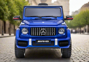 Licensed Mercedes G63  G wagon 12V Optional High Door Kids Ride On Car - Metallic Blue