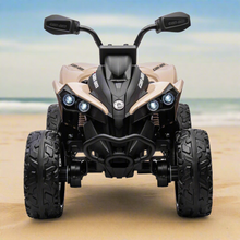 Can-Am Kids 24V Electric Ride On Quad Bike - Khaki