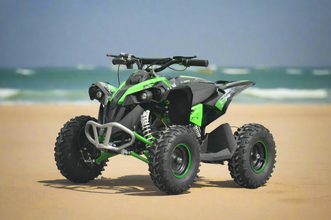 Neo Outlaw 1060W 36v Electric Brushless Shaft Driven Quad Bike In Green