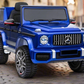 Licensed Mercedes G63  G wagon 12V Optional High Door Kids Ride On Car - Metallic Blue