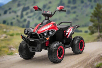 Predator ATV Kids 12V Ride On Quad Bike (UPGRADED) - RED