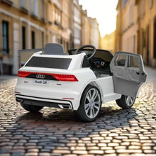 Audi Q8 S Line Kids 12V Licensed Ride on Car with parental control In White