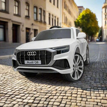 Audi Q8 S Line Kids 12V Licensed Ride on Car with parental control In White