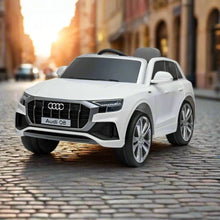 Audi Q8 S Line Kids 12V Licensed Ride on Car with parental control In White