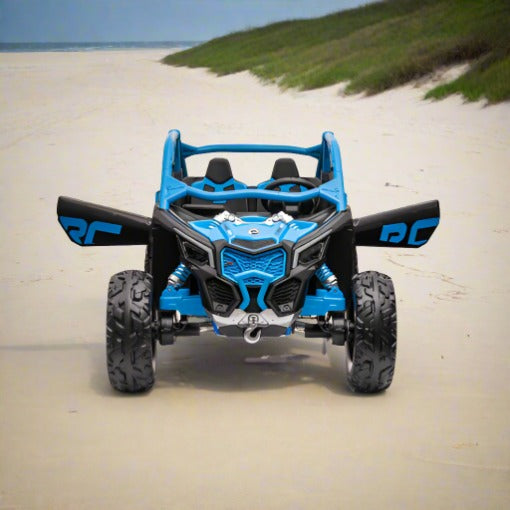 48V Can-AM RS 2 Seater Kids Ride on UTV, Licensed RS Version 15 - Blue