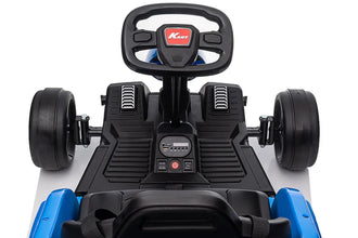 Top Driver Kart 24V Drift Electric Kids Ride on Go Kart - Blue