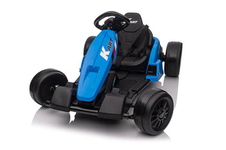 Top Driver Kart 24V Drift Electric Kids Ride on Go Kart - Blue