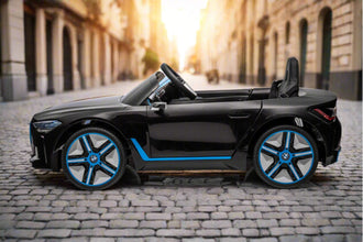 BMW i4 Licensed Kids 12V Electric Ride On Car with parental control In Black