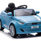 Fiat 500 12v Children Ride On Electric Car - Blue