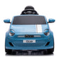 Fiat 500 12v Children Ride On Electric Car - Blue