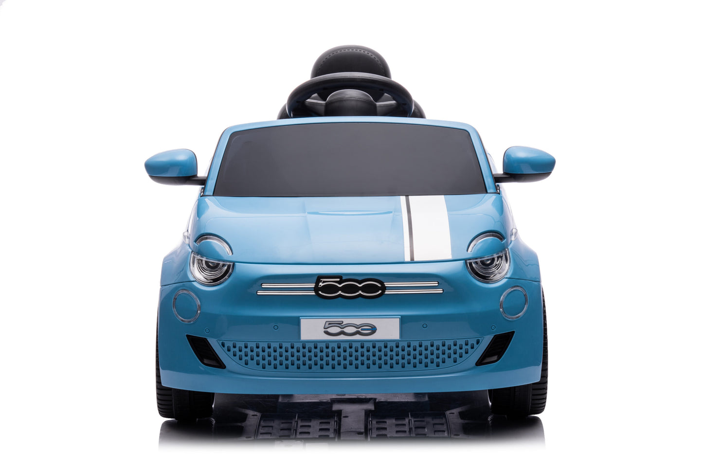 Fiat 500 12v Children Ride On Electric Car - Blue