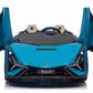 24V Kids Ride on Car Lamborghini Sian 2 Seater with Remote & Drift Function - Blue