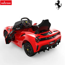 Licensed Ferrari 488 Pista Spider 12V Kids Ride on Car With Remote - Red