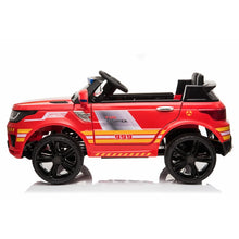 Range Rover Style SUV Kids Electric Fire Truck ride on car with parental control