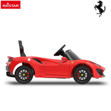 Licensed Ferrari 488 Pista Spider 12V Kids Ride on Car With Remote - Red