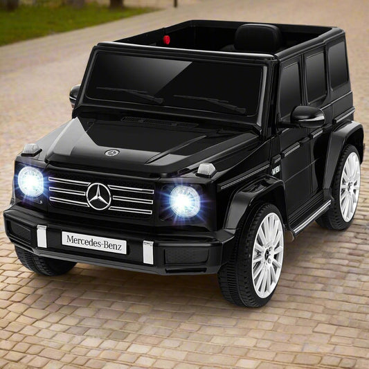 Mercedes G500 G Wagon Kids 12V Electric Ride On Jeep In Black