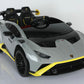 Lamborghini Huracan STO Drift 24V Children Ride on Car With a parental controller - Grey