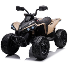 Can-Am Kids 24V Electric Ride On Quad Bike - Khaki