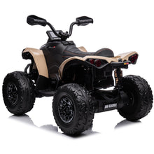 Can-Am Kids 24V Electric Ride On Quad Bike - Khaki