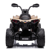 Can-Am Kids 24V Electric Ride On Quad Bike - Khaki