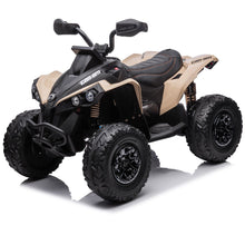 Can-Am Kids 24V Electric Ride On Quad Bike - Khaki