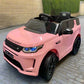 Licensed Range Discovery Sport 12v Kids Ride on Car - Pink