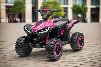 New 12V Kids Electric Ride on Quad ATV Renegade With parental control - Pink