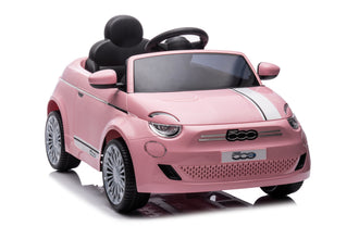 Kids Fiat 500 Pink 12v Electric Ride-on Car