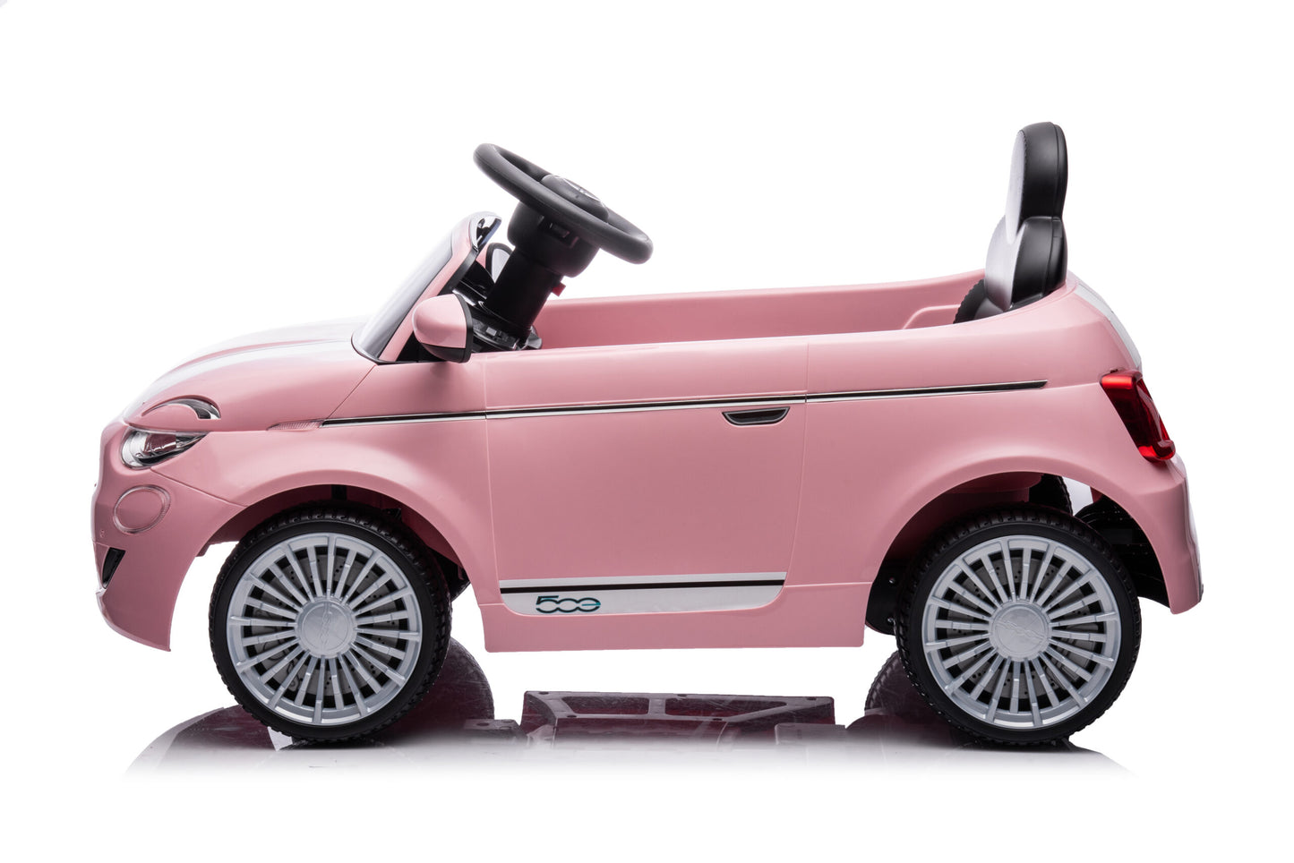 Kids Fiat 500 Pink 12v Electric Ride-on Car