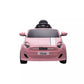 Kids Fiat 500 Pink 12v Electric Ride-on Car