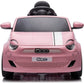 Kids Fiat 500 Pink 12v Electric Ride-on Car