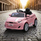 Kids Fiat 500 Pink 12v Electric Ride-on Car