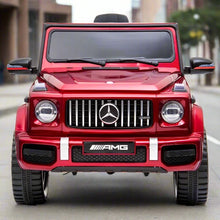 Licensed Mercedes G63 12V Optional High Door Kids Ride On Car - Paint Red